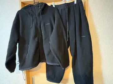 ALOUND 플리스 자켓 셋업 L 사이즈 블랙