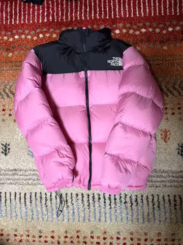 THE NORTH FACE 다운 자켓 핑크/블랙 XL 사이즈