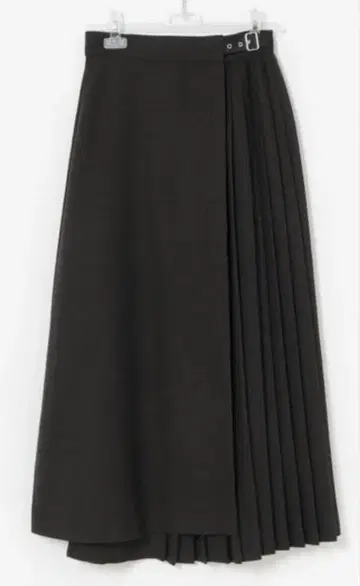 LAATO 비대칭 스커트 블랙 벨트 프리 사이즈