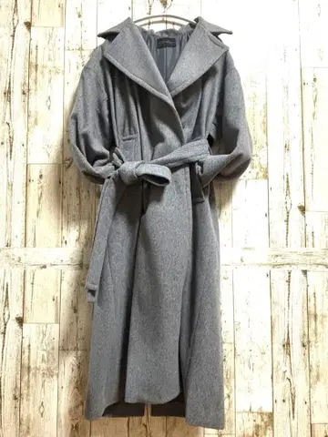 어반 리서치 KBF+ 롱 코트 그레이 벨트 포함