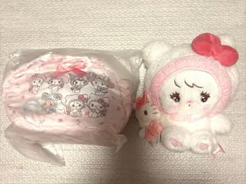 산리오 mikko 마스코트 홀더 무스 키티 파우치 세트