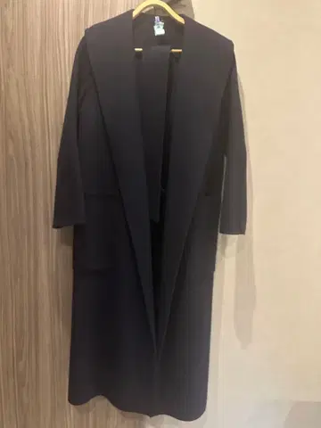 ESTNATION 울 비버 숄카라 롱 코트 S 사이즈 새상품급