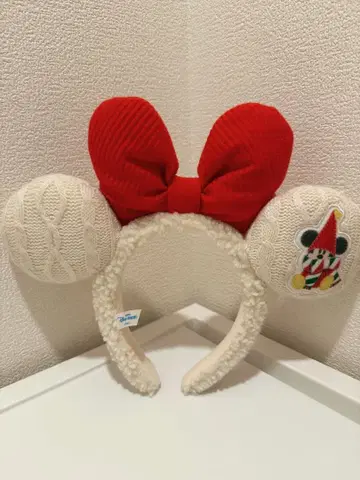 도쿄 디즈니 리조트 크리스마스 2023 리루린린 리본 머리띠