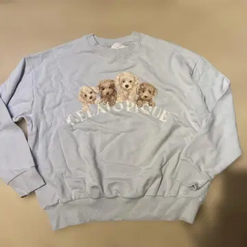 [ 미사용 ] GELATOPIQUE 토이 푸들 맨투맨