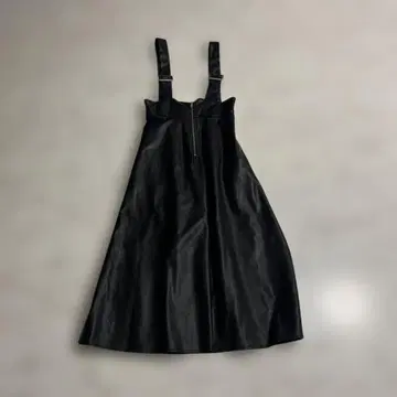 AZUL 가죽 오버롤 스커트