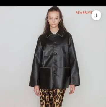 SeaRoomLynn 빈티지 ECO 가죽 셔츠 자켓