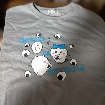 치이카와 ONIGIRI GA FUTTEKITA 티셔츠 4L 속기모
