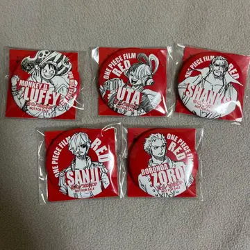 원피스 필름 레드 핀 배지 세트