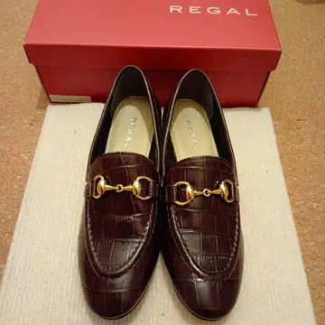 1일 사용 새상품급! REGAL 다크 브라운 로퍼 23.5cm