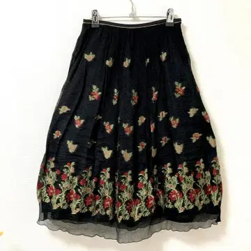 로이스크레용 플레어 스커트 M