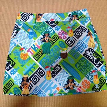 라우드마우스 하와이안 프린트 큐롯 스커트 M 사이즈