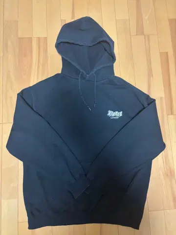 XLARGE 블랙 후드티 XL 사이즈 백 프린트