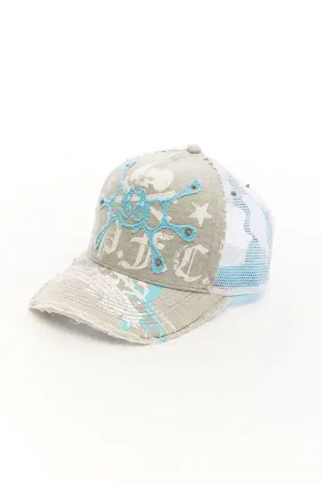 happy99 H.P.F.C. Trucker Hat Cap Grey
