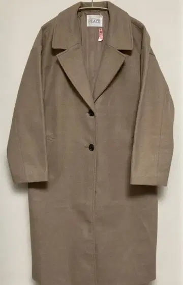 Ehyphen world gallery PEACE 핑크 베이지 코트