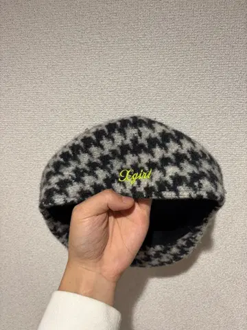 Xgirl 하운드 투스 헌팅 캡