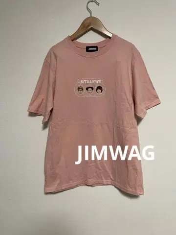 JIMWAG T셔츠 헤이세이 플라밍고 핑크