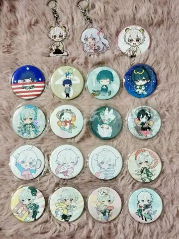 마후마후 소라루 캔뱃지 아크릴 키링 굿즈