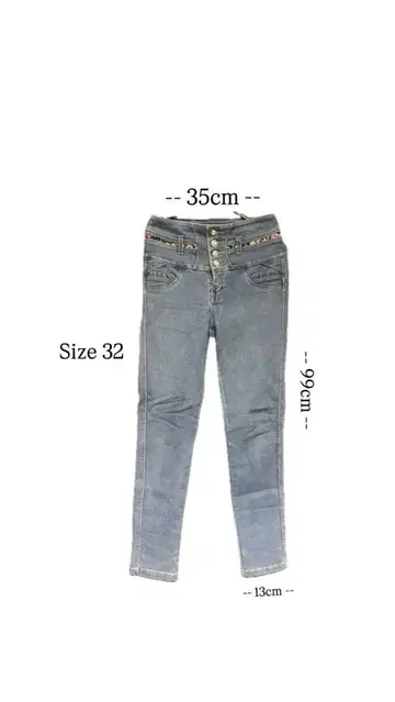 브라질리언 스키니 데님 사이즈 32