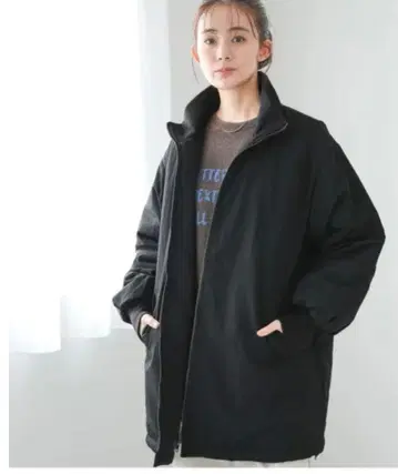 새상품 GLOBAL WORK 세탁 가능한 스탠드 미들 블루종