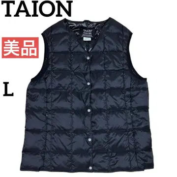 TAION 타이온 퀼팅 이너 다운 베스트 L 블랙