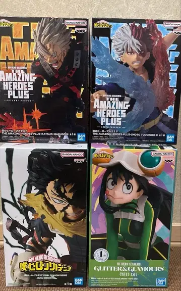 라스트 할인. 그 이후 삭제. 나의 히어로 아카데미아 피규어 4개 세트