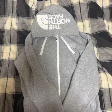 THE NORTH FACE 그레이 후드티 풀 집업