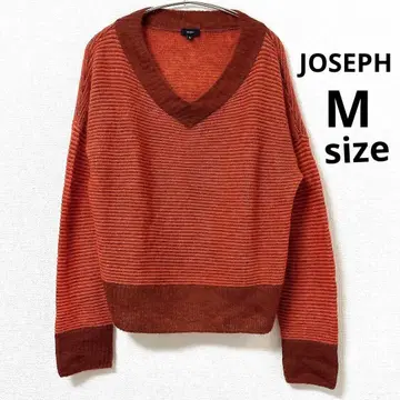 JOSEPH 조셉 모헤어 혼방 울 니트 오렌지 계열 새상품급