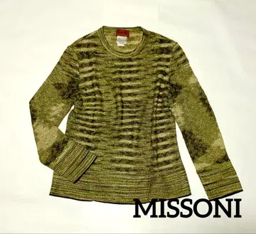 미쏘니 라메 믹스 니트