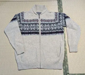 에디 바우어 니트 스웨터 풀 집업