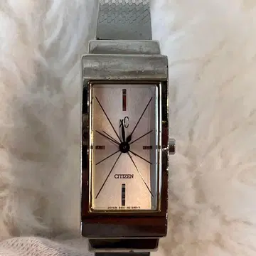 작동 시티즌 크로스씨 5431-H12549 스퀘어 QZ 실버