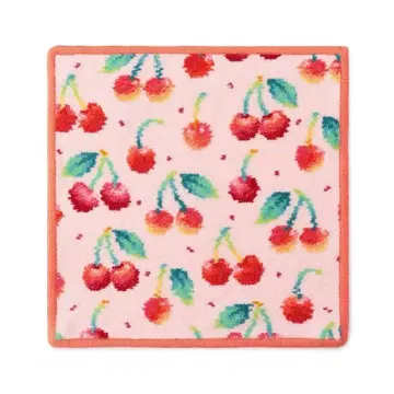 페이러 체리도트 체리 손수건