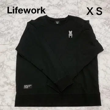 한국 라이프워크 XS 트레이닝복 블랙 맨투맨 아웃도어 골프