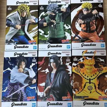 NARUTO 나루토 돌풍전 Grandista 피규어 미개봉 새상품 6점