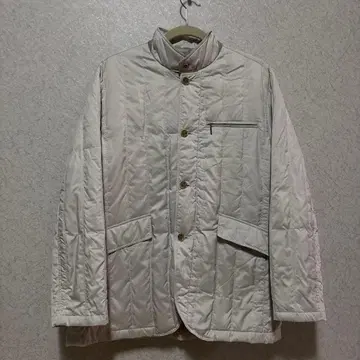 심플 라이프 REAL DOWN 퀼팅 자켓 아이보리 남성용