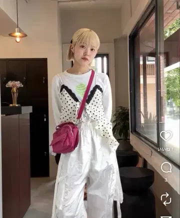 CIDER 도트 뷔스티에