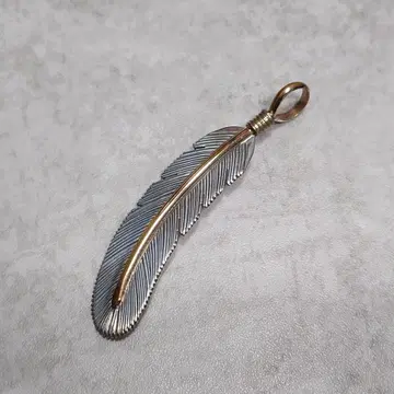 NAVAJO HARVEY MACE 페더 목걸이 12KGF 925