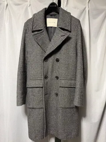 MACKINTOSH 글렌체크 더블 코트 36