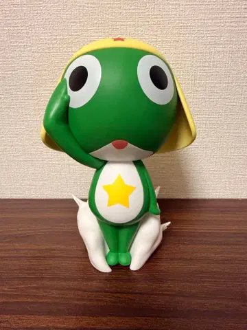 개구리 중사 케로로 경례 포즈 피규어 약 20cm