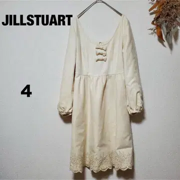 JILLSTUART/원피스/메르헨/큐트/밑단 레이스/겨울/포근한/M