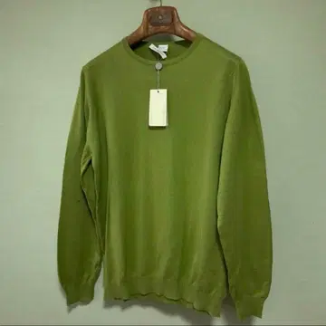 새상품 JOHN SMEDLEY 존스메들리 코튼 니트 L 그린 영국제