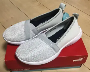 PUMA 아델리나 슬립온 그레이 23cm