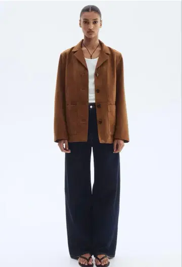 [택 포함 새상품] H&M 스웨이드 자켓