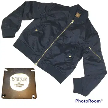 MUSE de Deuxieme Classe 블루종 자켓 블랙 FREE