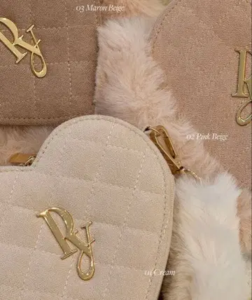 Peony 하트백 퍼백