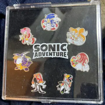 소닉 어드벤처 핀 배지 세트