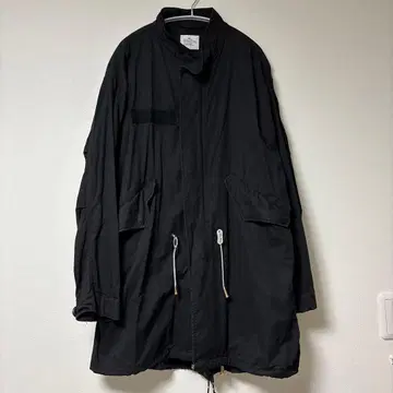 바커스 BACKERS 블랙 모즈 코트 밀리터리 코트