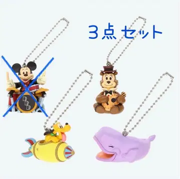 디즈니 캡슐 토이 컨트리 베어 플루토 고래 3종 세트