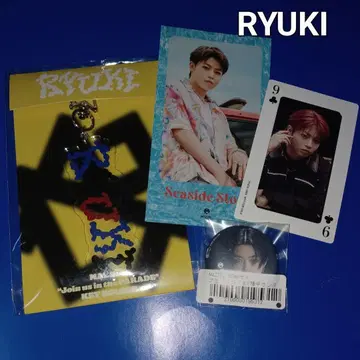 MAZZEL RYUKI 아크릴 키링 카드놀이 트레이딩 카드 캔뱃지 스티커