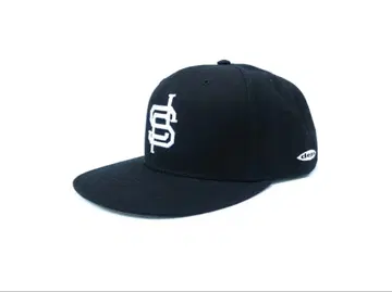 deps BASEBALL LOGO CAP [ BLACK x WHITE ]