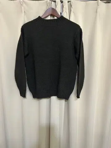 마가렛호웰 모크넥 스웨터 올리브 그린